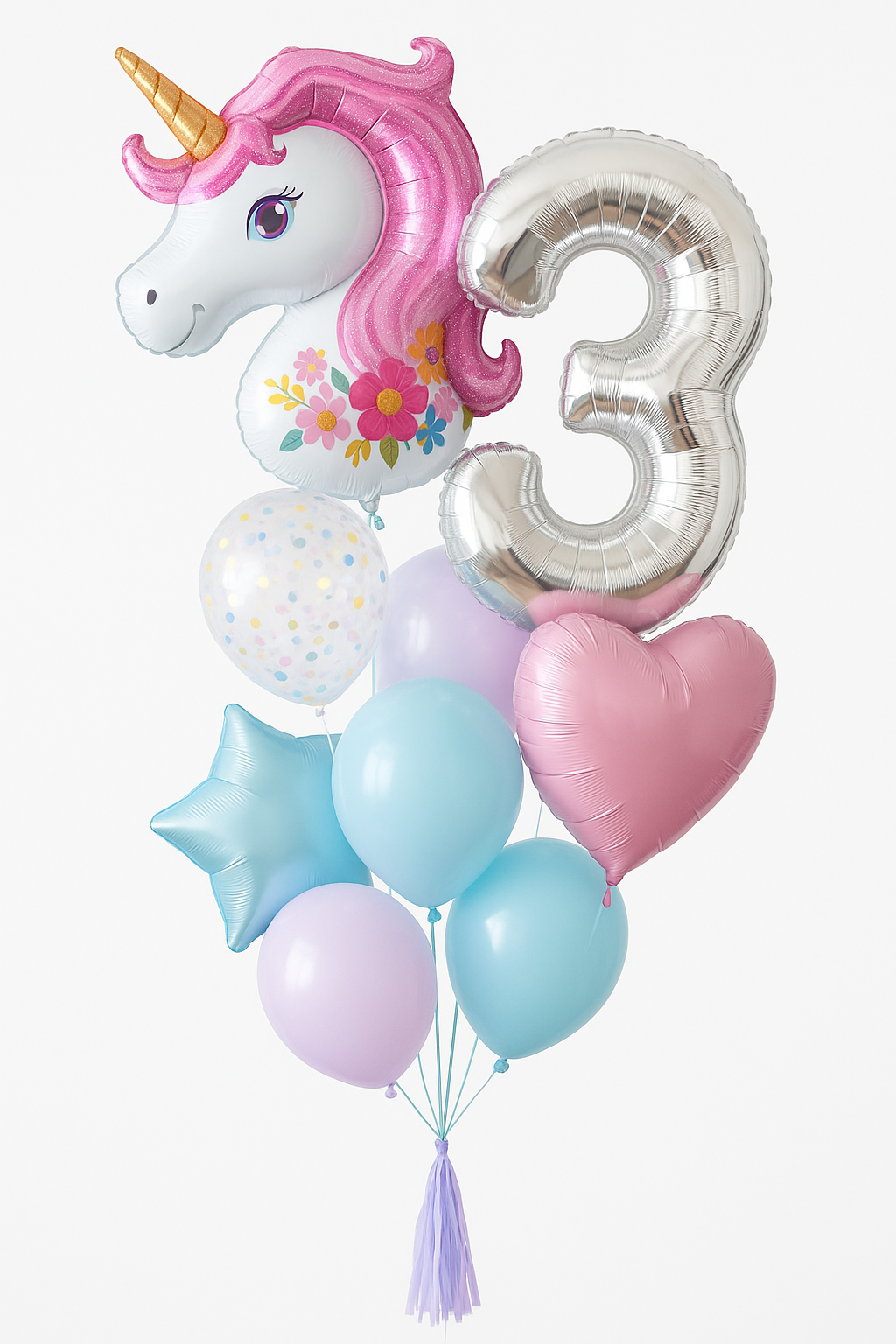 Pink Unicorn - Balloon Bouquet