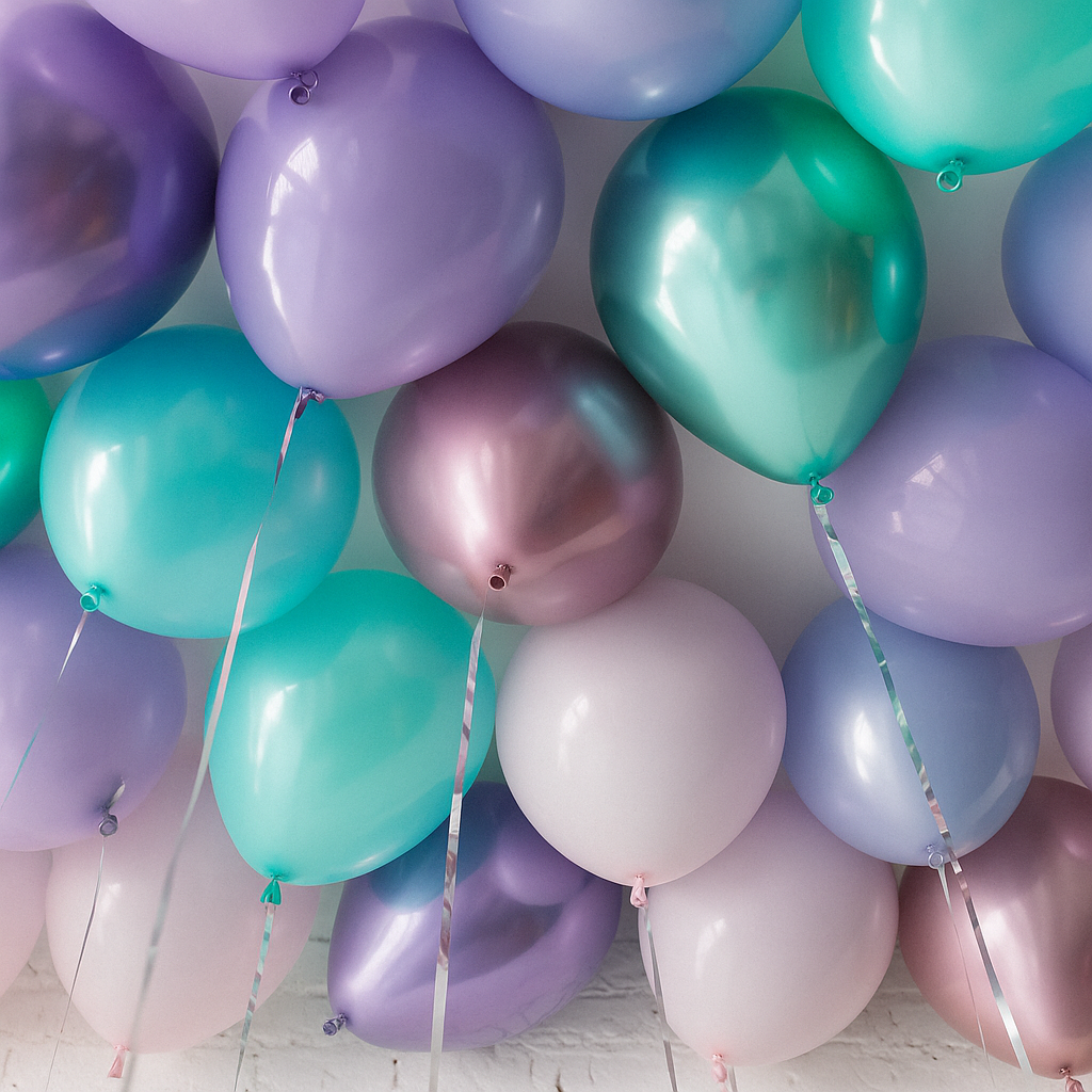 Mermaid Theme - Helium Ceiling Balloons