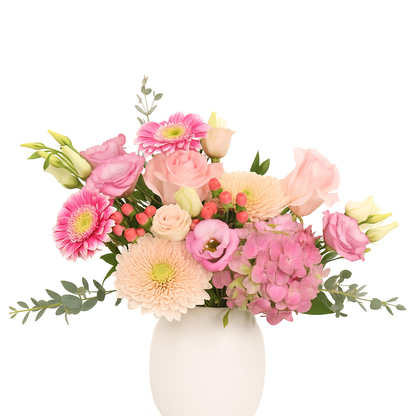 Blushing Elegance - Flower Bouquet