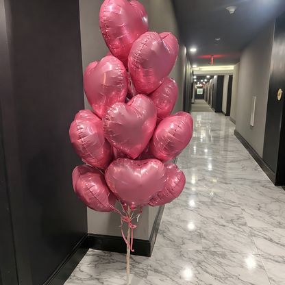Blush Heart - Balloon Bouquet