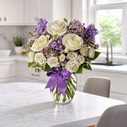 Purple Cottage - Flower Bouquet