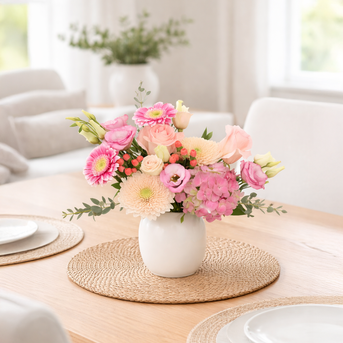 Blushing Elegance - Flower Bouquet