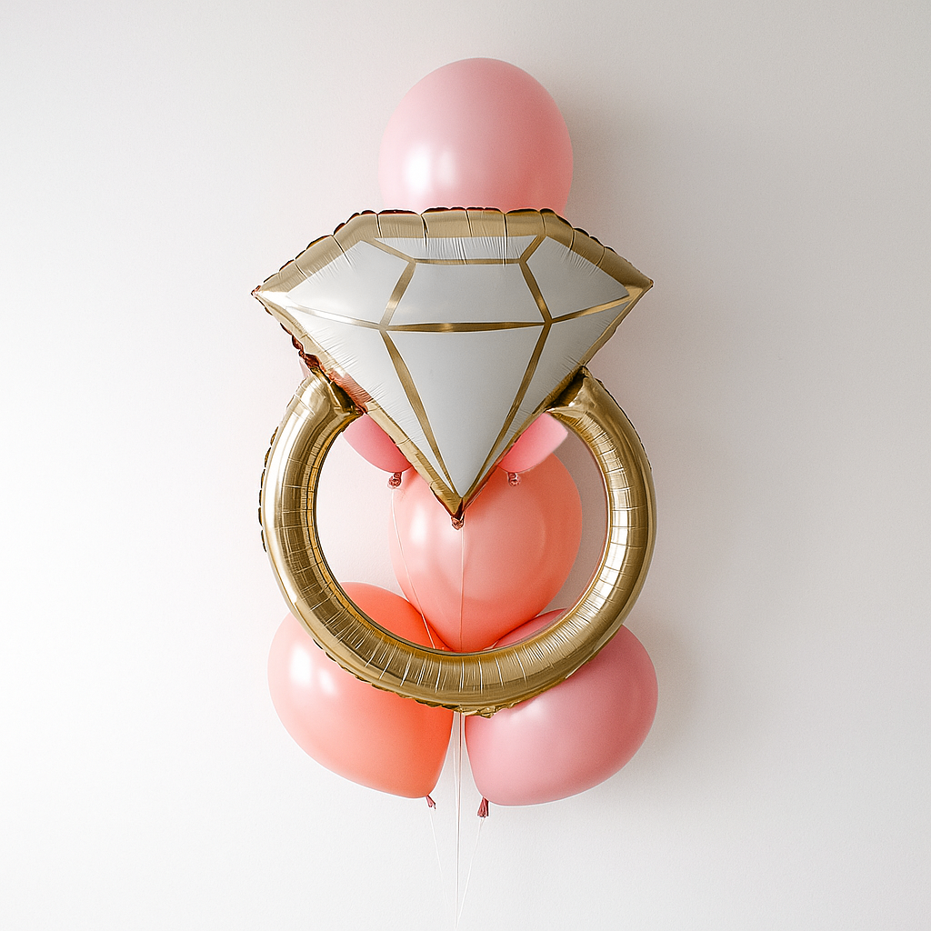 Engagement Ring - Balloon Bouquet