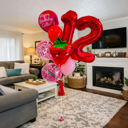 Sweet Strawberry - Balloon Bouquet
